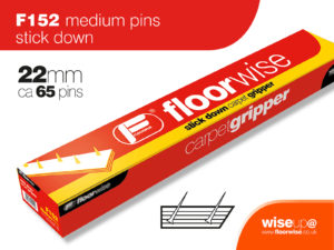 F152 - Stick Down Carpet Gripper, Medium Pin