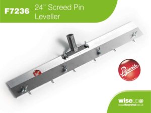 F7236 - 24" Screed Leveller with Adjustable Pins