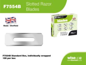 F7554B - Slotted Razor Blades