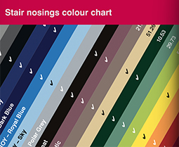 Stair Nosings Colour Chart