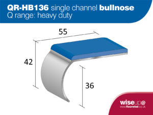 QR-HB136 Single Channel Bullnose Heavy Duty