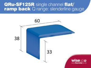 QRu-SF125R Single Channel Flat / Ramp Back