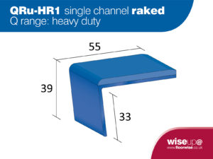 QRu-HR1 Single Channel Raked Heavy Duty