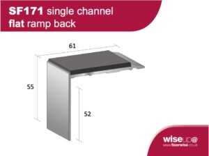 SF171 - Single Channel Flat Ramp Back