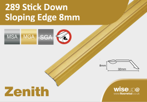 289 - Stick Down Sloping Edge 8mm