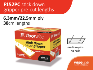 F152PC Stick Down Gripper - Pre Cut Lengths